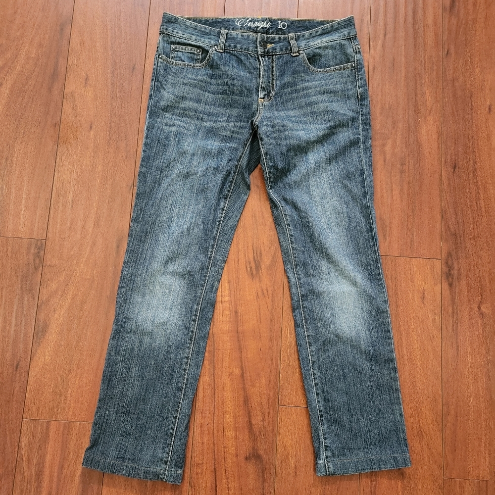 TOMMY HILFIGER Y2K WOMEN'S STRAIGHT LEG JEANS SIZE 10